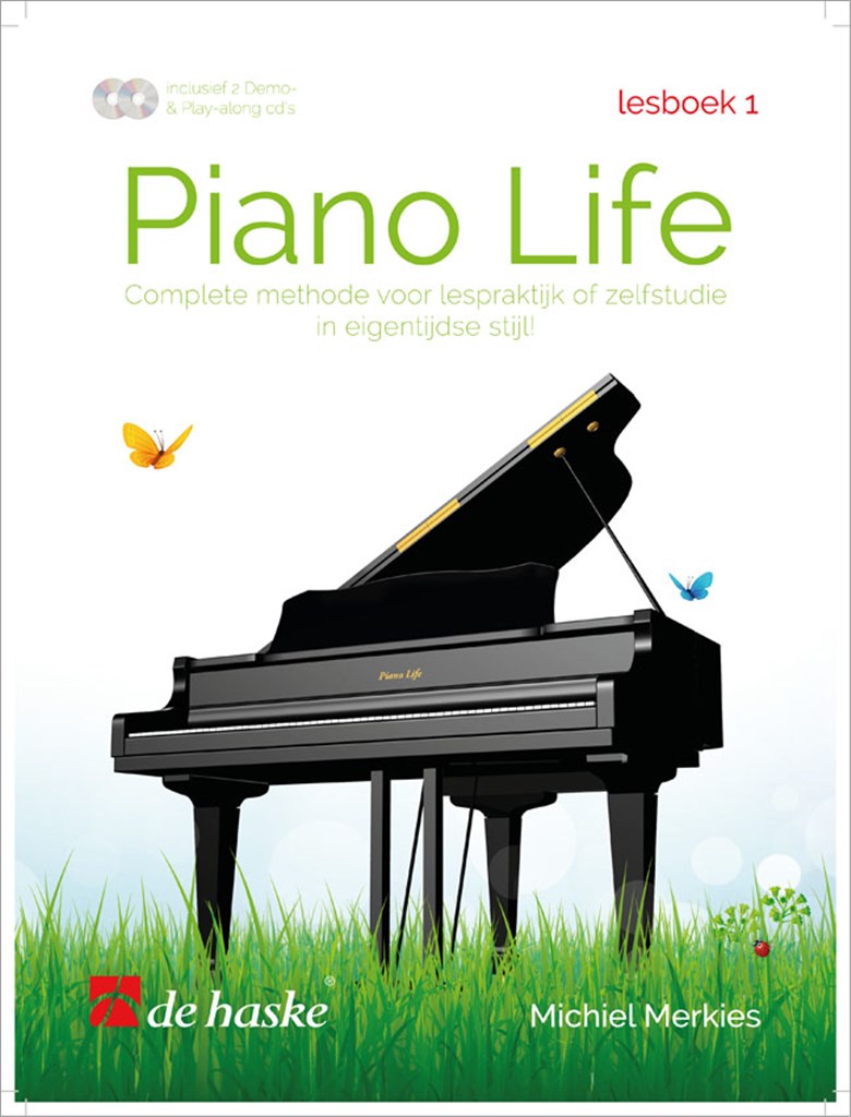 Piano Life - Lesboek 1. Complete methode voor lespraktijk of